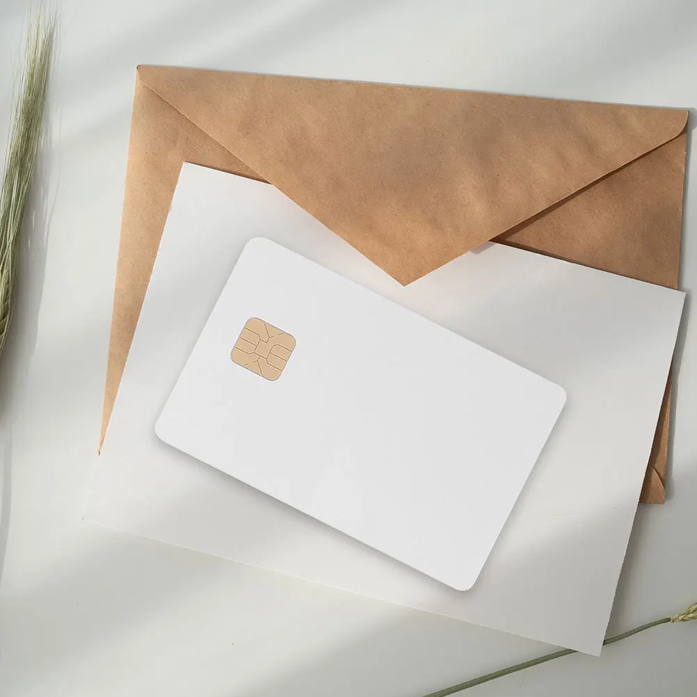 12 Buah Kartu Ic Kartu Kosong PVC Mudah Dipasang Kartu Kosong PVC Kontrol Akses Kinerja Tinggi