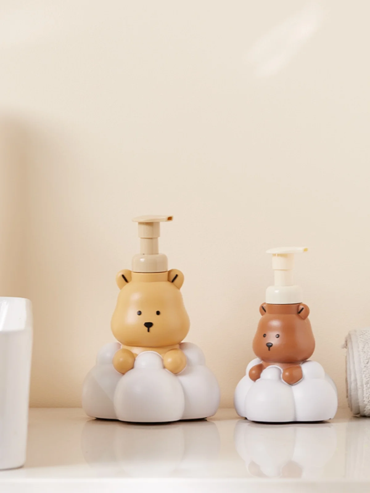 المحمولة الدب الكرتون فقاعة زجاجة Pr رغوة المطهر اليد حمام هلام Emp زجاجة الإبداعية المنزلية أداة العناية الشخصية #4