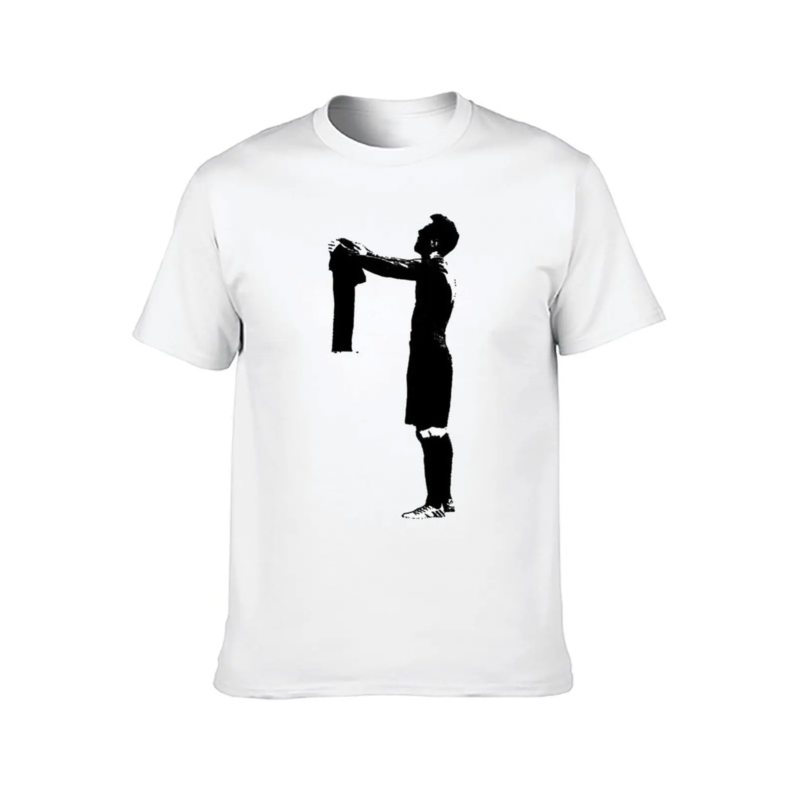 Messi's Celebration B&W T-Shirt anime t shirts for man anime t shirts oversize T-Shirt