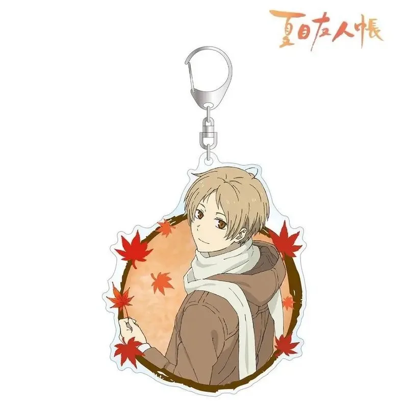 Anime Natsume Yuujinchou Acrylic Stand Keychain Takashi Natsume Figure Madara Keyring Shuuichi Statue Seiji Desk Ornament Toy