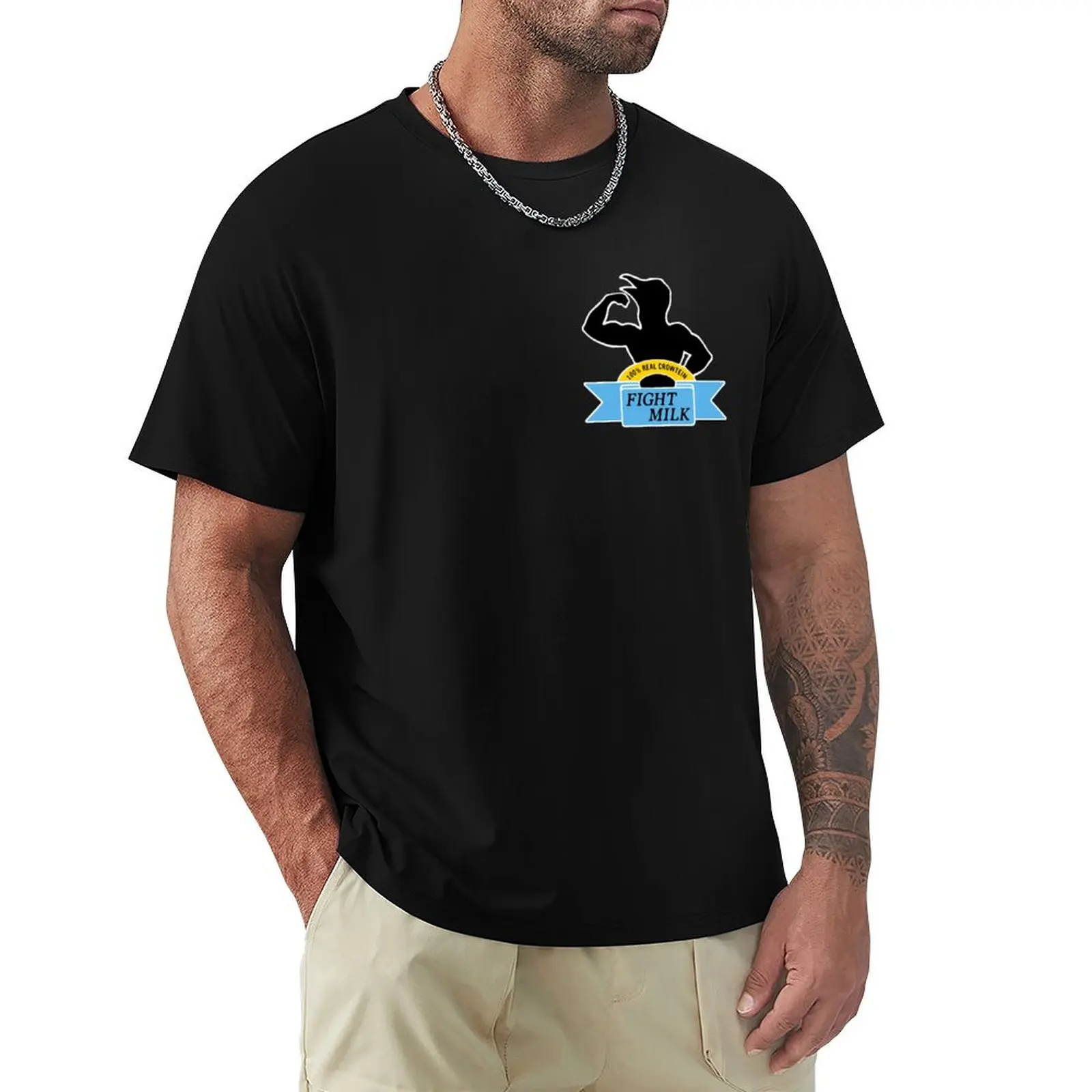 Fight Milk - For Bodyguards, By Bodyguards T-Shirt Standard Fit Solid Tee Shirt