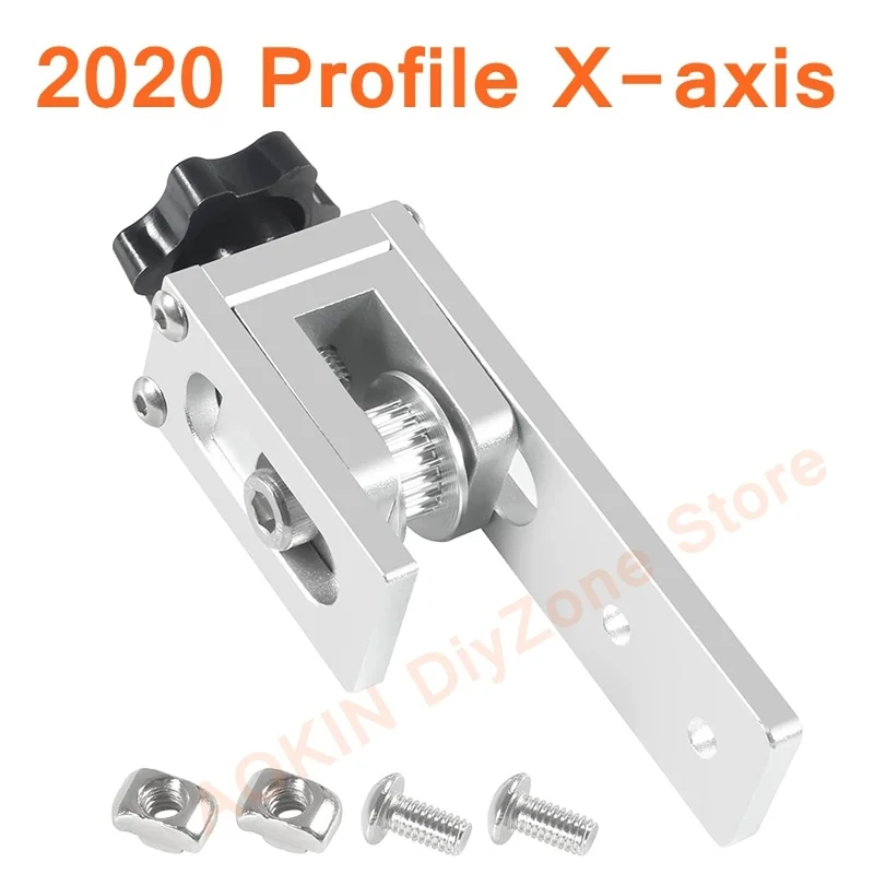 

Aokin 2020 Profile X-axis Synchronous Belt Straighten Tensioner for Creality Ender 3 / Pro, CR10, Tronxy X3 3D Printer Parts