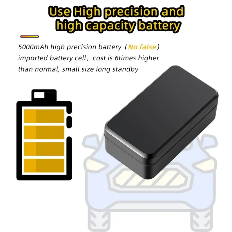 Car Tracking Device GPS Tracker 6000mAh Magnetic Long Battery Life Two Months Working Time for Car Track