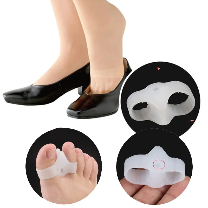 1 زوج الإبهام مستقيم أصابع فاصل أروح الورم مصحح أداة العناية بالقدم لجهاز تصحيح أروح الباديكير #3