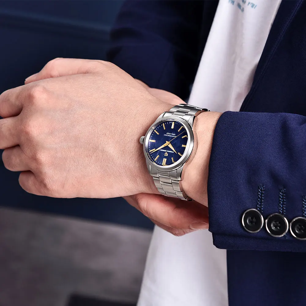 PAGANI DESIGN 40MM Men Quartz Watch TMI VH31 Luxury Business Top Sapphire 316L Stainless Steel 100M Waterproof Watches Men Gift view 3
