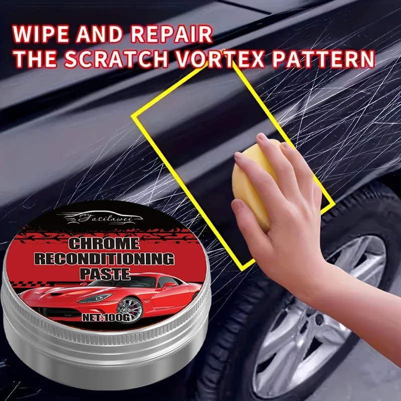 Magic Car Scratch Repair Paste – Quick & Easy, No Painting, For All Cars, Trucks & Motorcycles, Removes Scratches & Swirl Marks