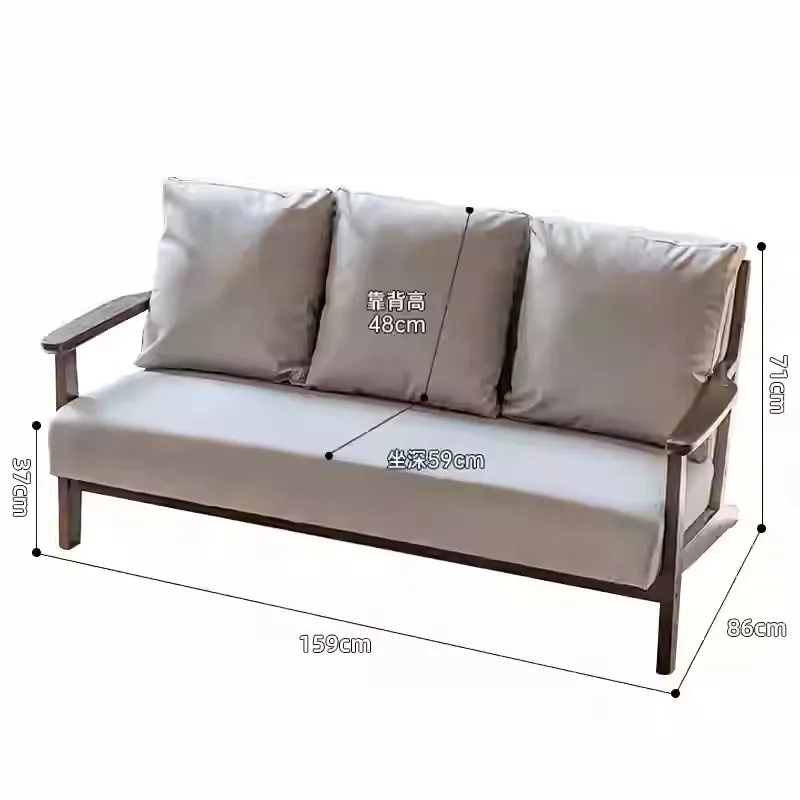 Chinese solid wood table and chair set - perfect for restaurants/study rooms, sturdy and durable