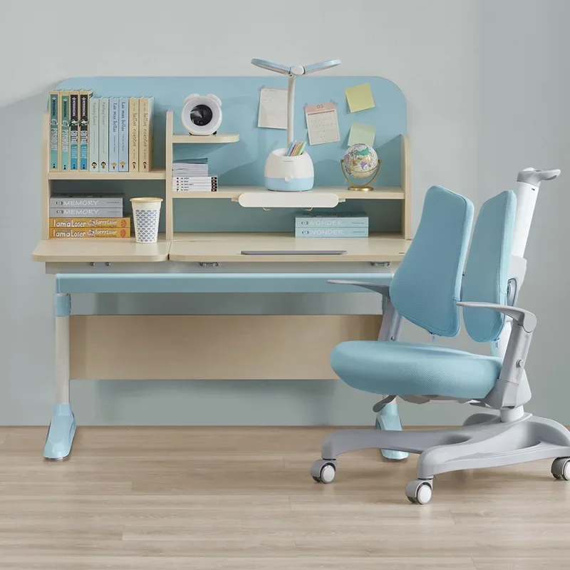 2026 Children's Table Learning New Design Wooden Adjustable Height Desk Children's Learning Activity Table