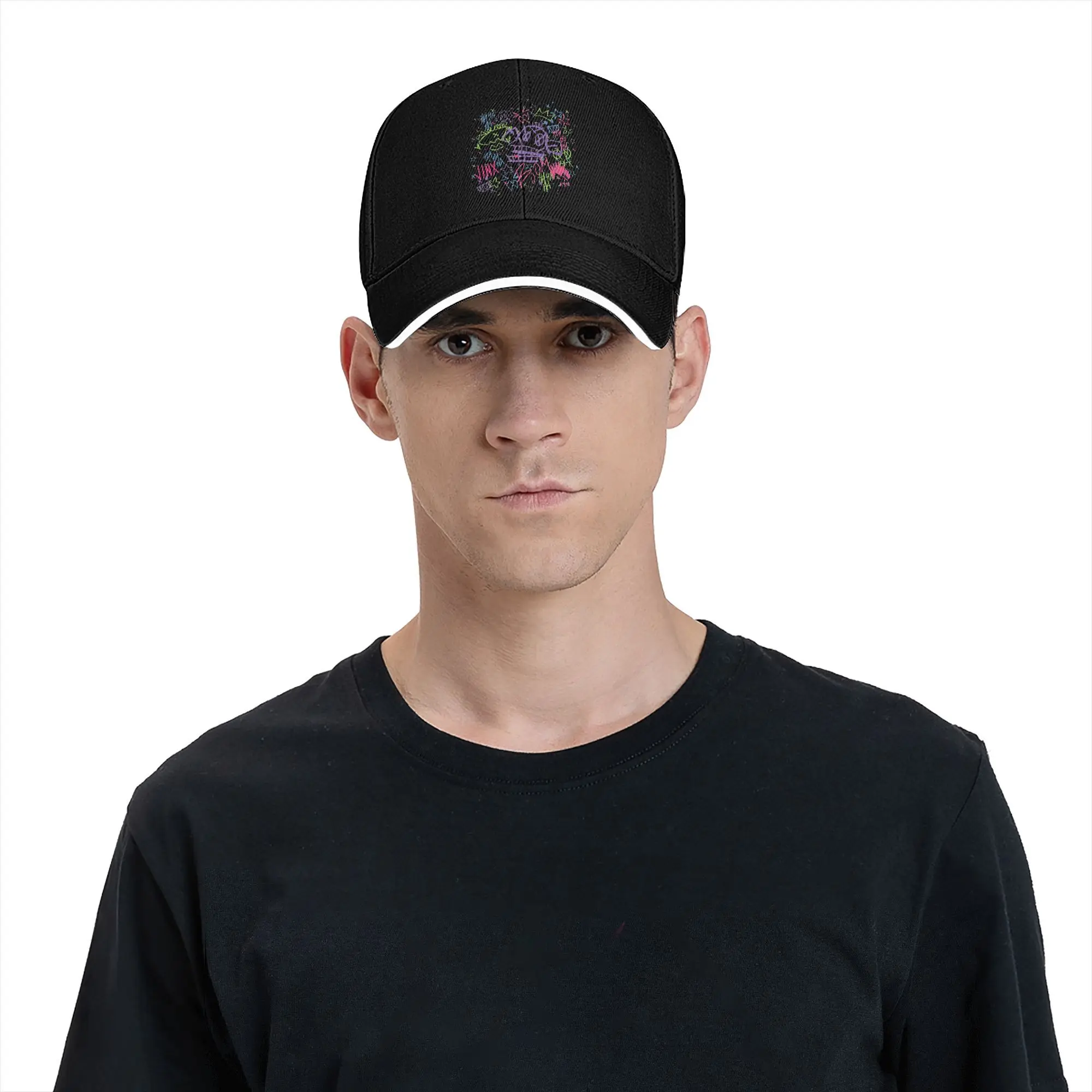 Graffiti Arcane Anime  Baseball Caps Outfit Classic  Sun Caps For Men Women Golf Headewear  Adjustable