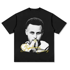 Ladies Stephen Curry Curry Short Sleeve NBA American Star in T -shirt Basketball Shirt Cotton Shot nam và nữ 12 Áo sơ mi NBA bán hàng chính - №4