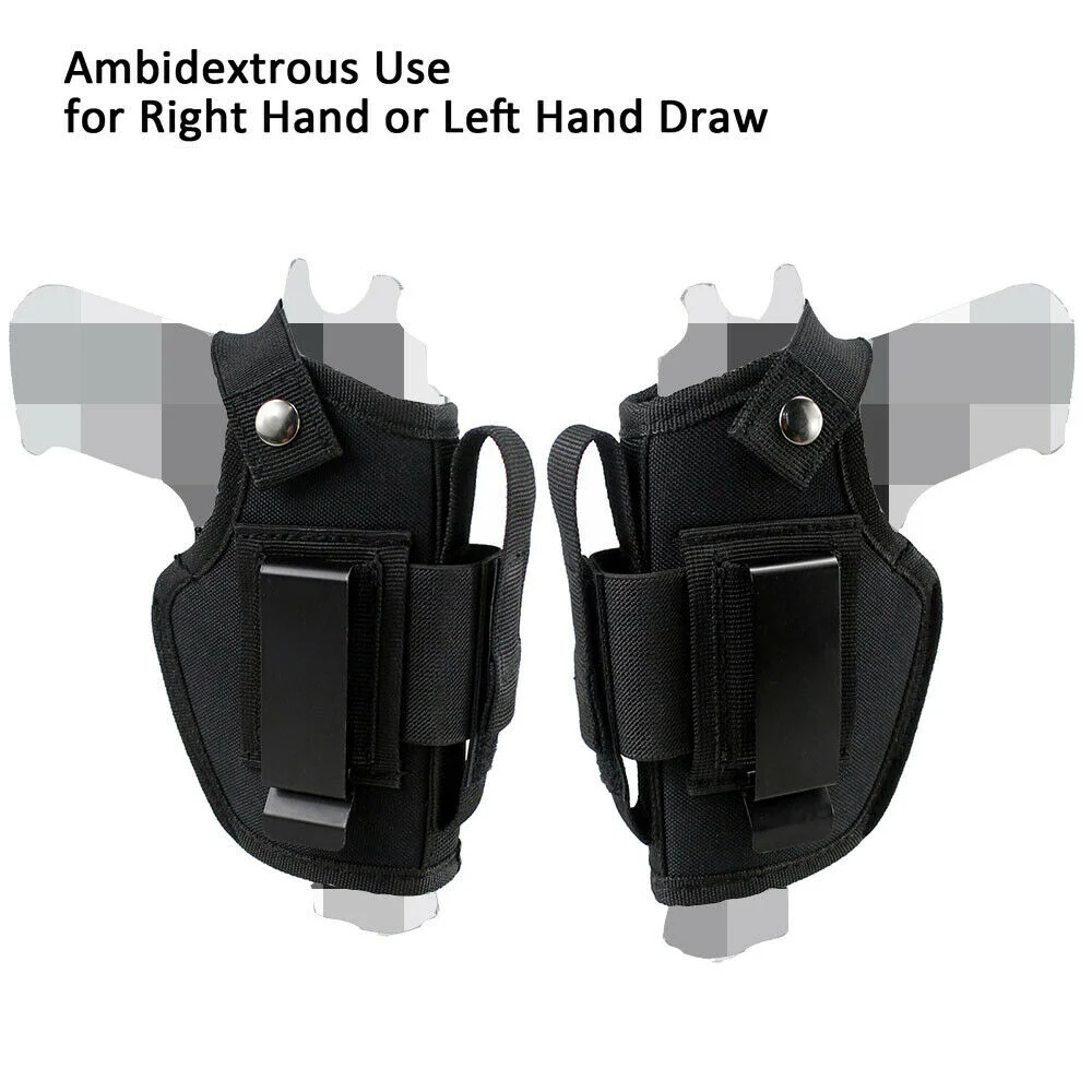 Militaire Gun Pouch Case Tactische MOLLE Gun Pouch Holster Links/Rechts Universele Handpistoolhouder Pouch Linkerhand Pistoolhouder