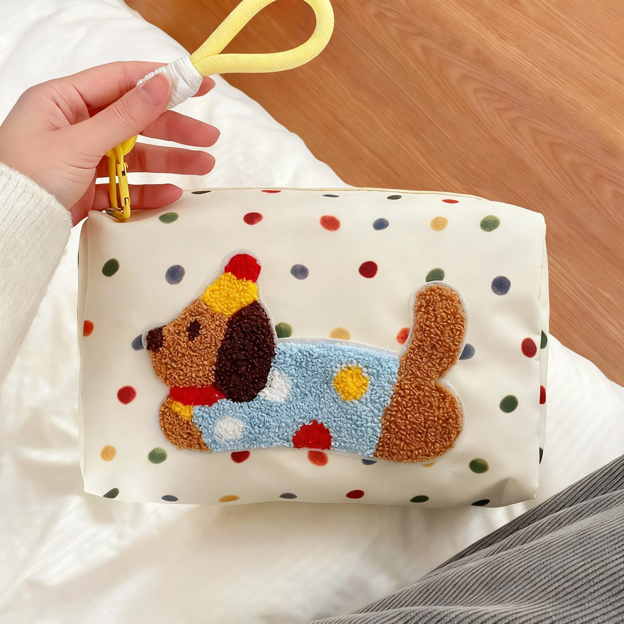Dachshund-Geschenke Kosmetiktasche, Große Kapazität Make-up-Organizer-Tasche Tragbare Reise-Toilettentasche für Frauen Kosmetiktasche