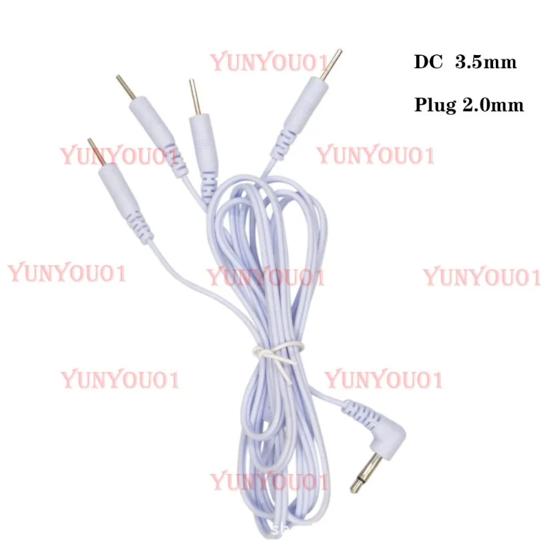 1.2 Meters Long DC3.5MM Head, Two-pin/four-pin Electrode Wire 2MM Plug Needle and Thread, Accessories