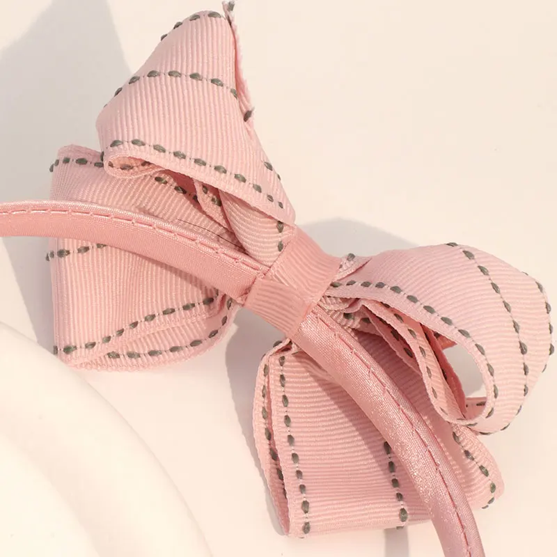 Cute Bowknot fascia per capelli nastro fiocchi per capelli fatti a mano fasce per capelli per neonate bambini fiocchi cerchio per capelli accessori