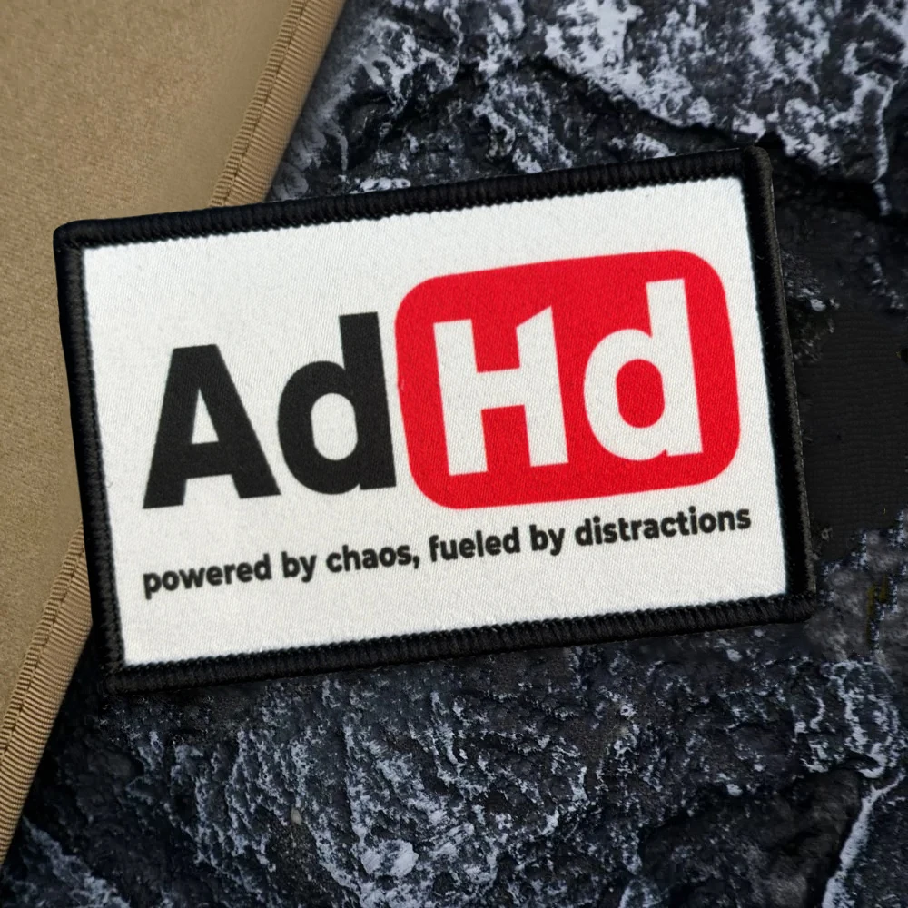 Parche táctico ADHD con cierre velcro – Para chaleco o mochila - imagen 4