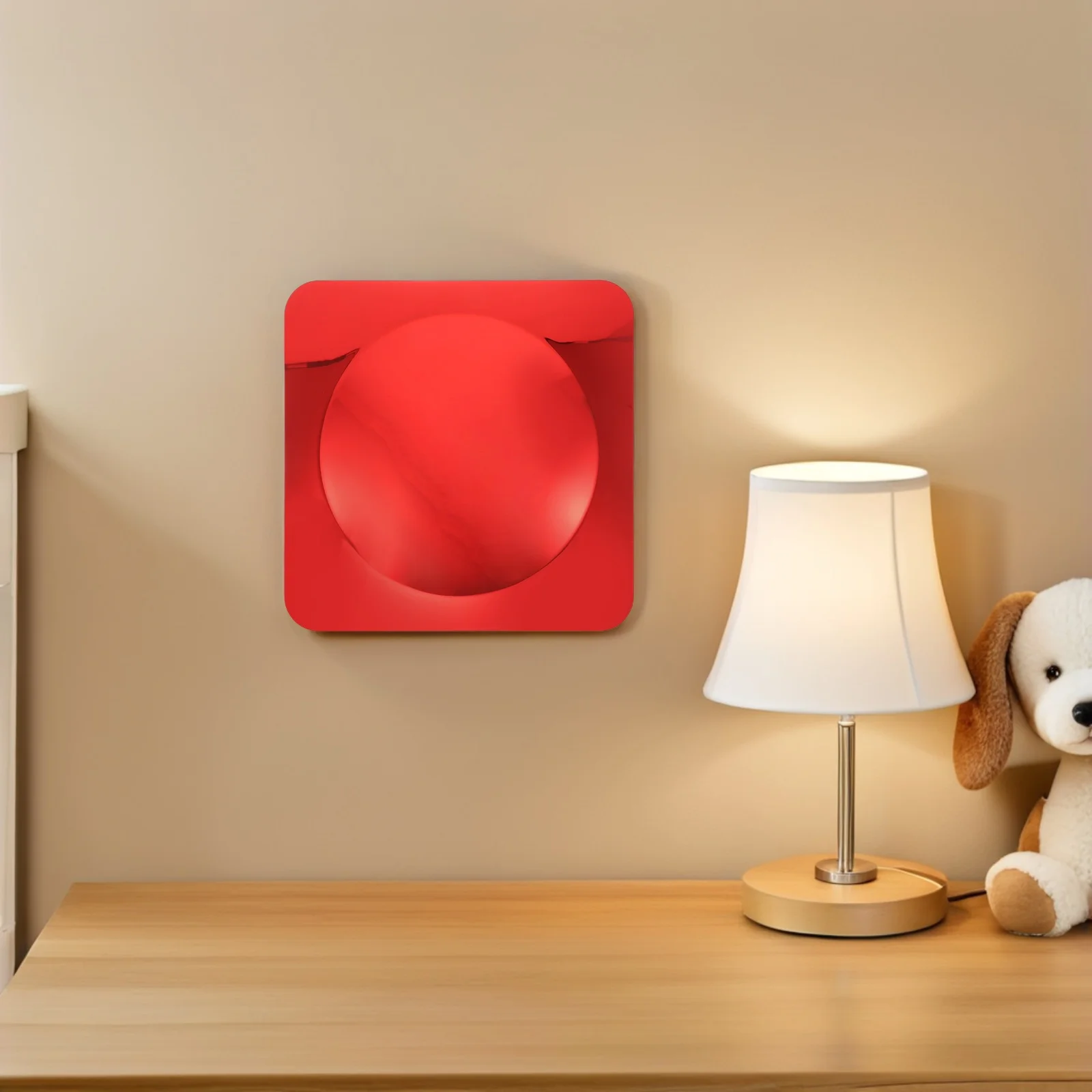 1-set acryl muur kinderkamer decor handspiegel voor peuter visuele tactiele stimulatie babyveiligheid onbreekbaar