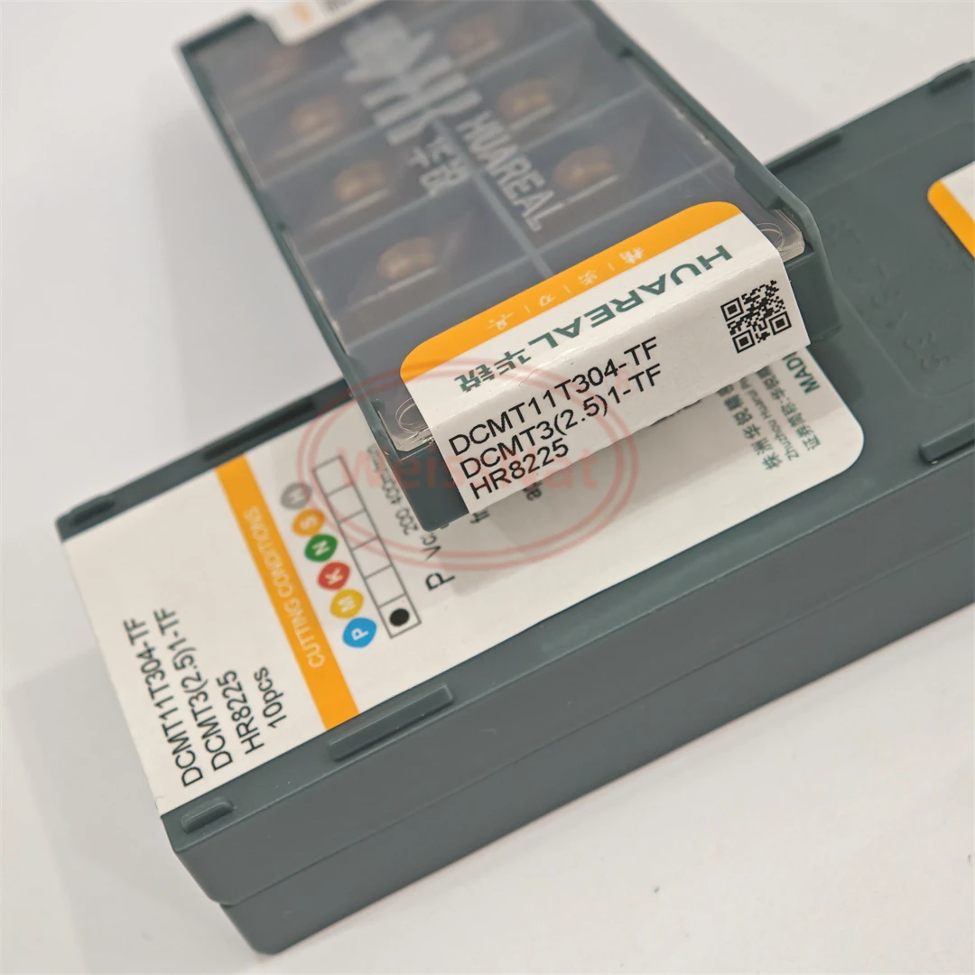 

DCMT11T304-TF DCMT11T304-TM DCMT11T308-TM HR8225 Carbide Insert DCMT Inserts