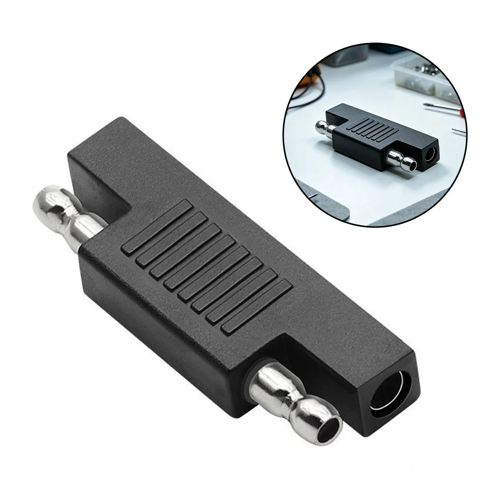 For SAE Male to Male Adapter 5 pcs for Reversing Polarity in 12V 24V For Battery Maintenance and Charging Setups