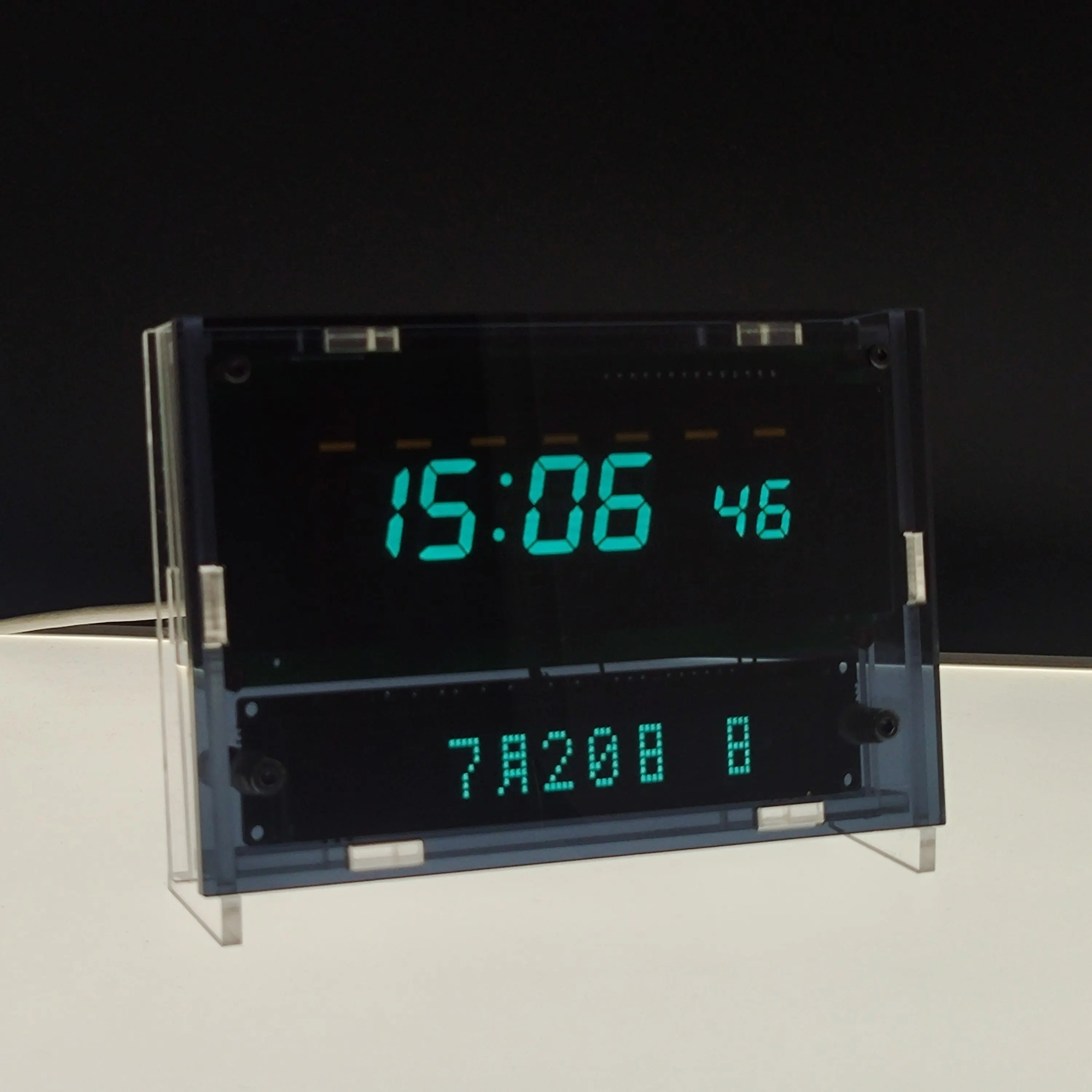 NVARCHER VFD Reloj global Colgante de escritorio Temporización WiFi