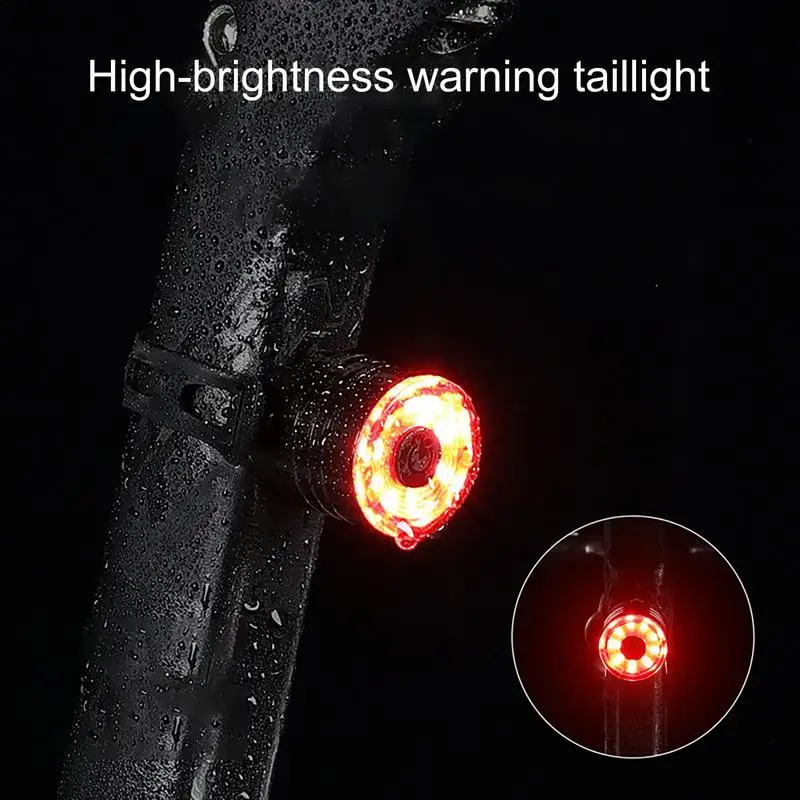 For Refer To Description  Bicycles Rear Cycling Flashlight Wear-Resistant Rear Light Portable Cycling Flashlight Lightweight