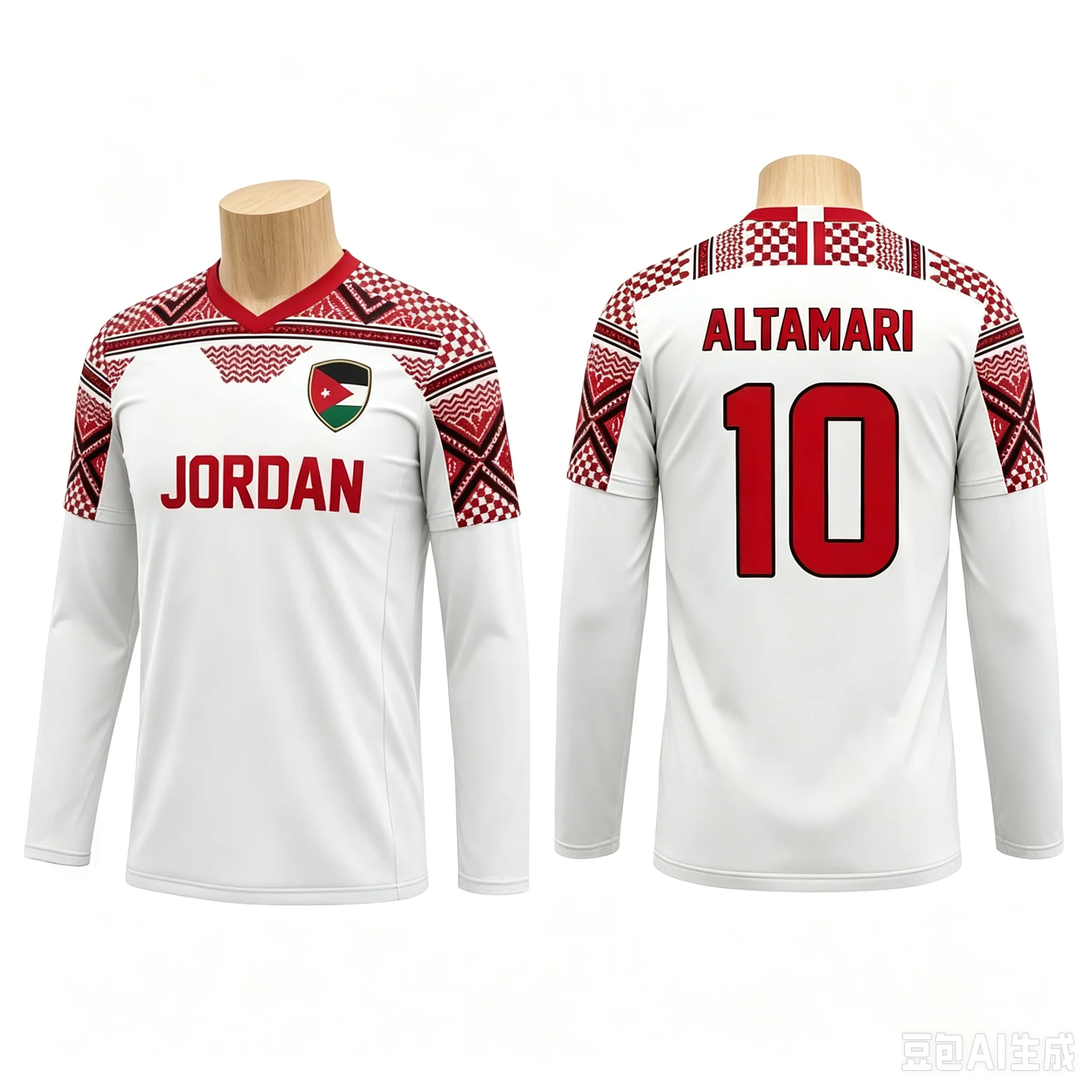 Estilo deportivo moderno, étnico y cultural Jordan No. Camiseta de Manga Larga de Verano para Fanáticos del Fútbol, Ropa Casual de Calle para Hombres, Mujeres y Niños