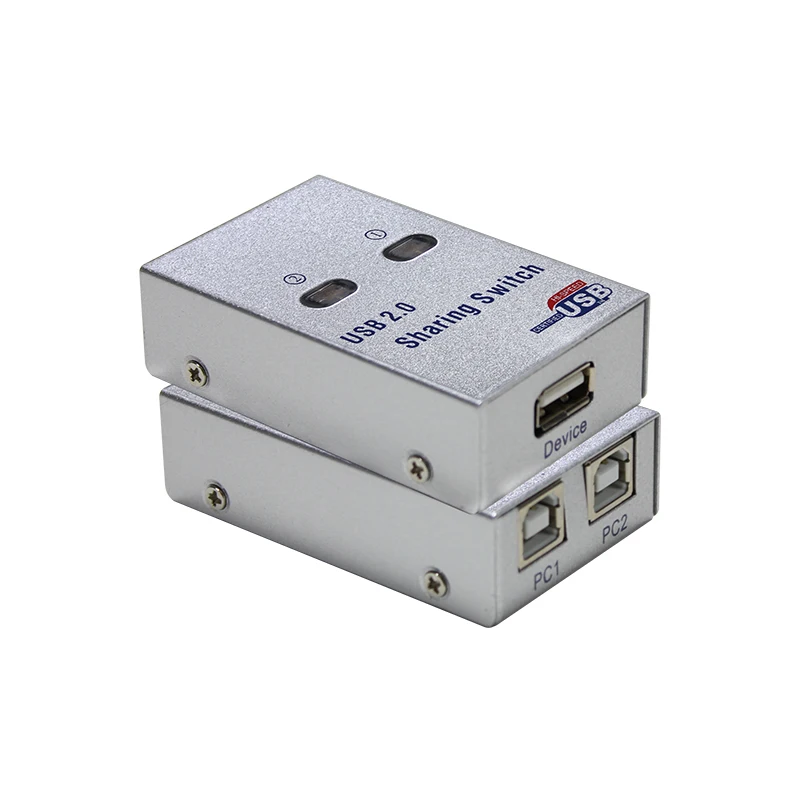 AMS-S2P1-J USB Printer Sharing Switcher Selector Box 2 In 1Out Control Two Printer with One Monitor