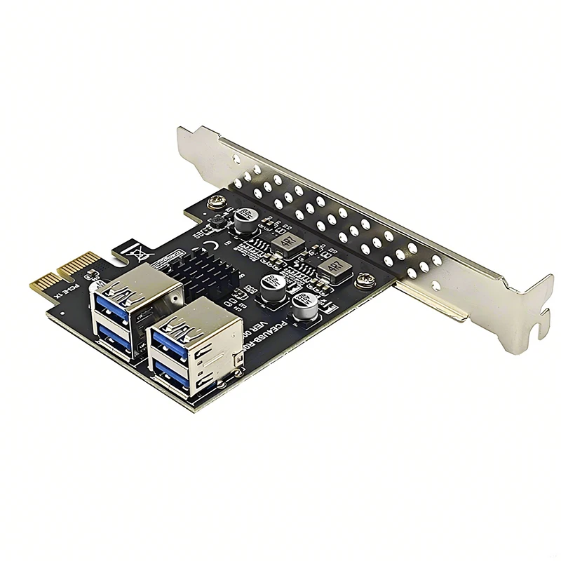 

5 гбит/с USB 3,2 Gen1 PCIE карта концентратор 4 порта USB3.0 PCI Express X1 плата PCI-E USB 3,0 адаптер усилитель контроллер USB3 плата расширения