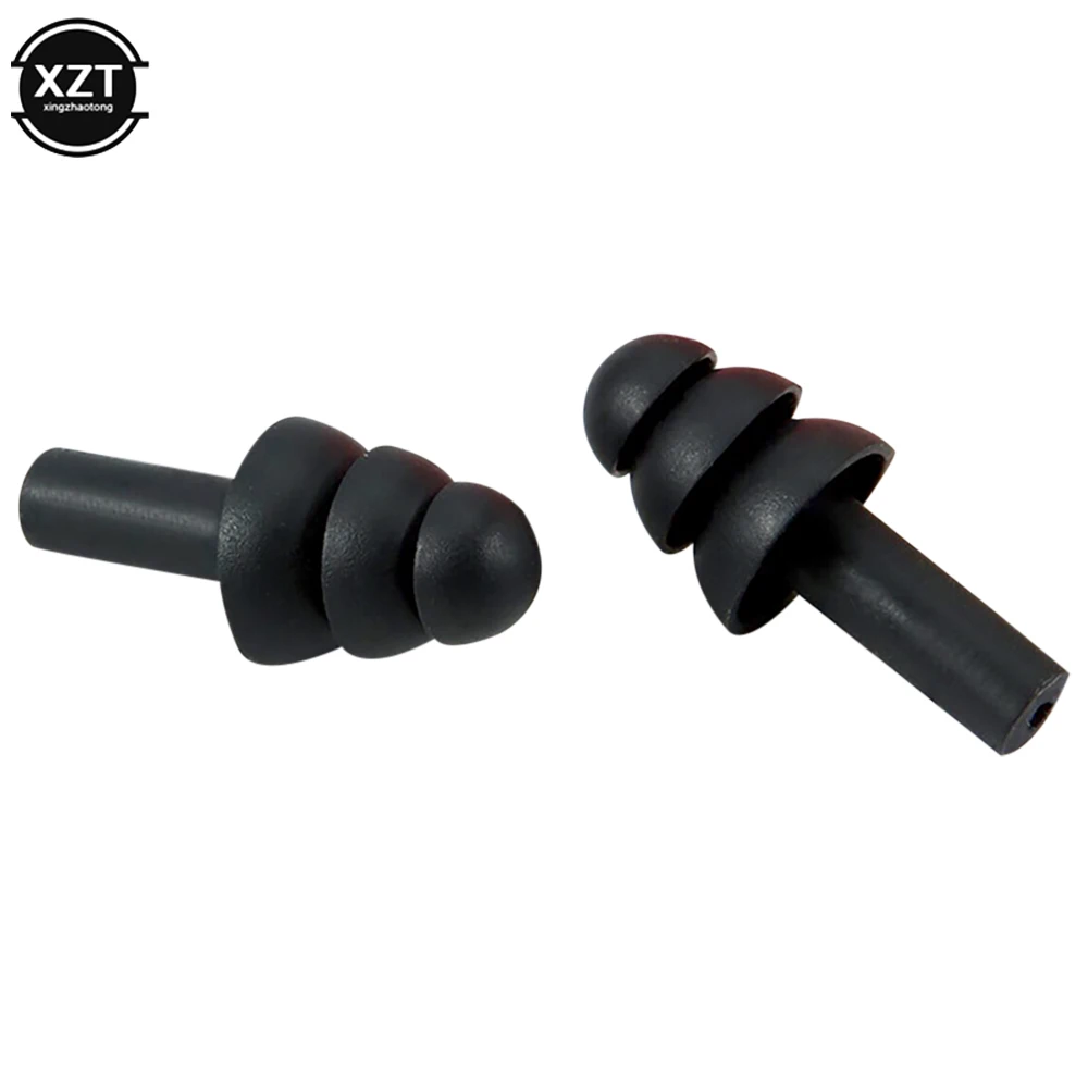 A Pair of Silicone Ear Plugs Sound Insulation Ear Protector Anti Noise Snore Comfortable Sleeping Earplugs For Noise Reduction