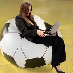 Thickened PVC Inflatable Football Sofa outdoor indoor Portable Leisure Relaxing Chair inflatable Single Person Lazy Sofa