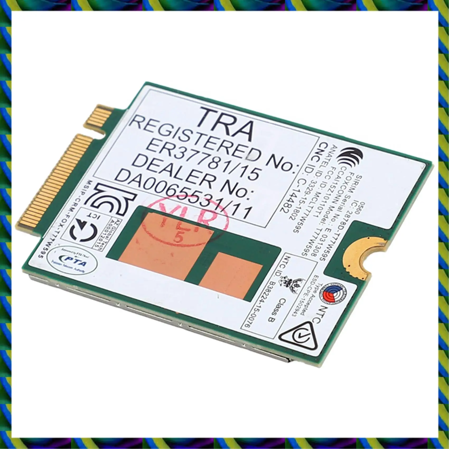 يوميا 2X Lt4120 X5 LTE T77W595 796928-001 4G WWAN M.2 150Mbps LTE مودم ل HP Elite X2 840 850 G3 640 650 645 G2 أخضر