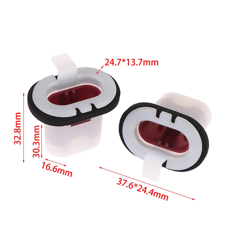 닛산 March Sylphy Sunny Livna Tiida 883042DX0A 용 2Pcs 뒷좌석 버클 리테이너 클립