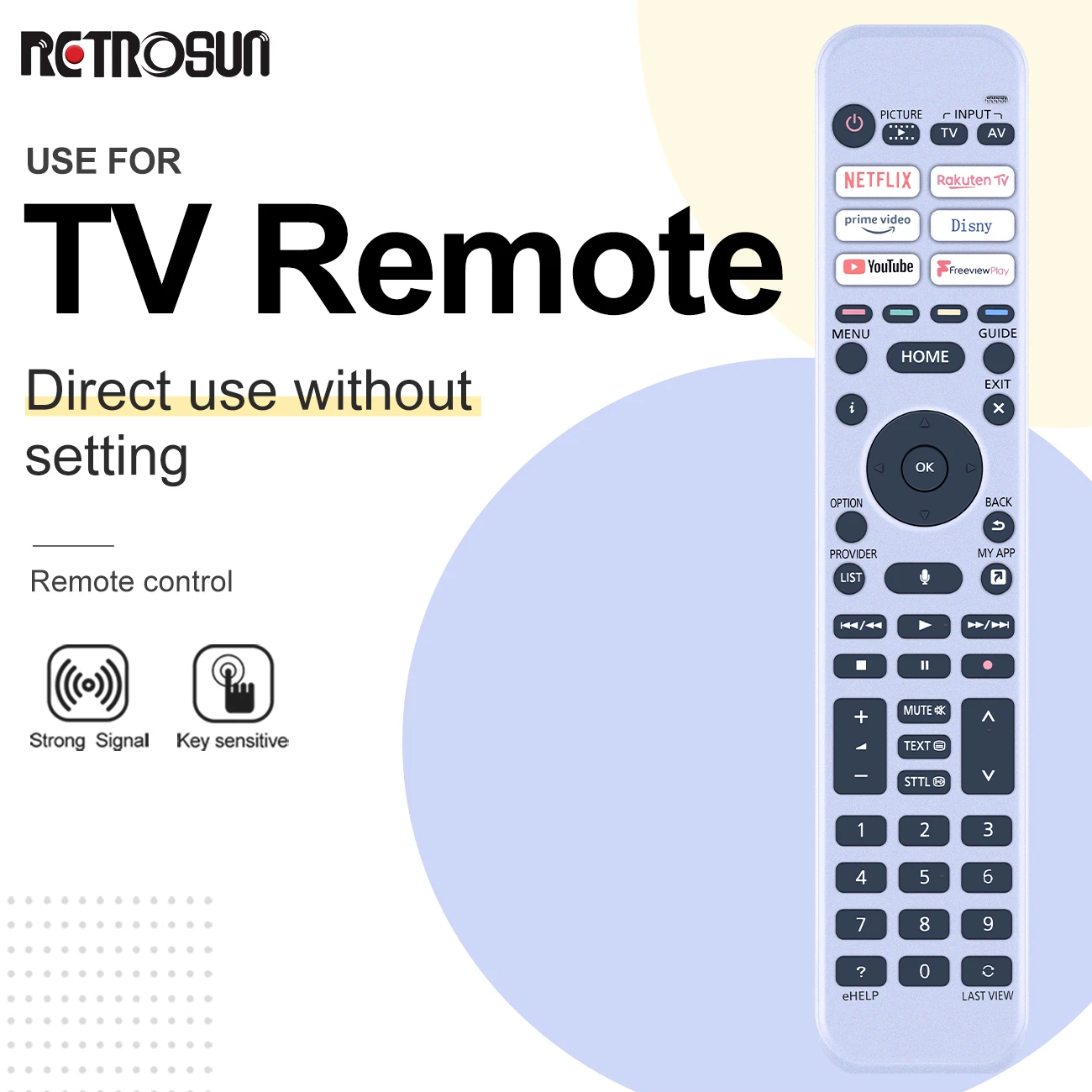 New Voice Remote control for Panasonic TV N2QBYA000061 R3PA265