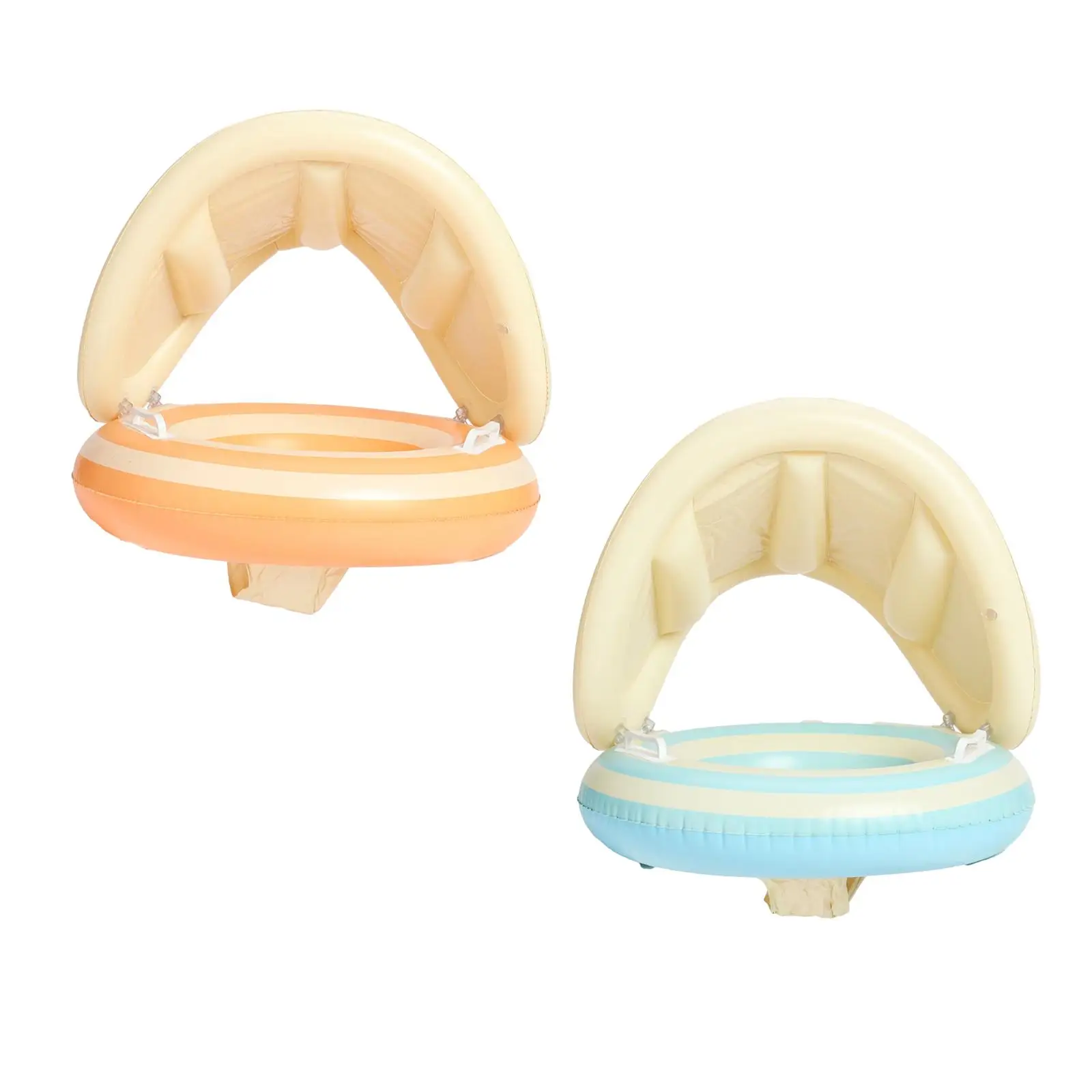 

Baby Pool Float with Sun Protection Canopy for Boys Girls Beginner Swimmers