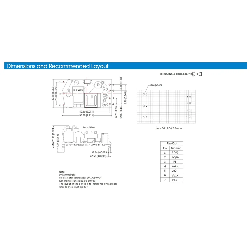 AC-DC Power Supply 85-305V to 5V Module 5W  non-isolated  Voltage Regulator  MORNSUN LO05-13D0505-01