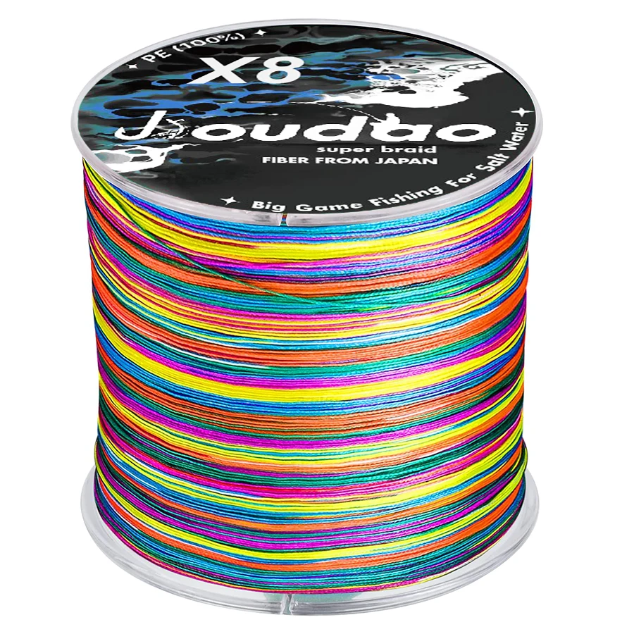 X8 geflochtene Schnur 500m 300m mehrfarbiges Angel geflecht für Salzwasser-Seefischerei max Drag 220lb Multi filament 8 Stränge pe Schnur