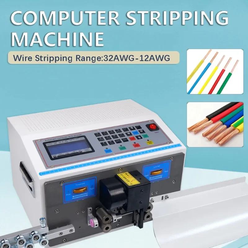 

Fully Automatic Computerized Wire Stripping Machine (0.1–4mm) — BV/BVR Cable Stripper
