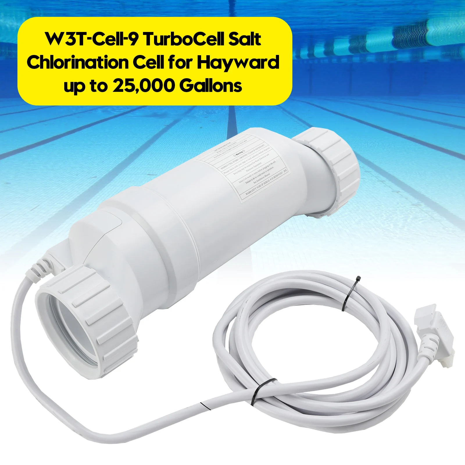 

Artudatech W3T-Cell-9 TurboCell Salt Chlorination Cell for Hayward up to 25000 Gallons