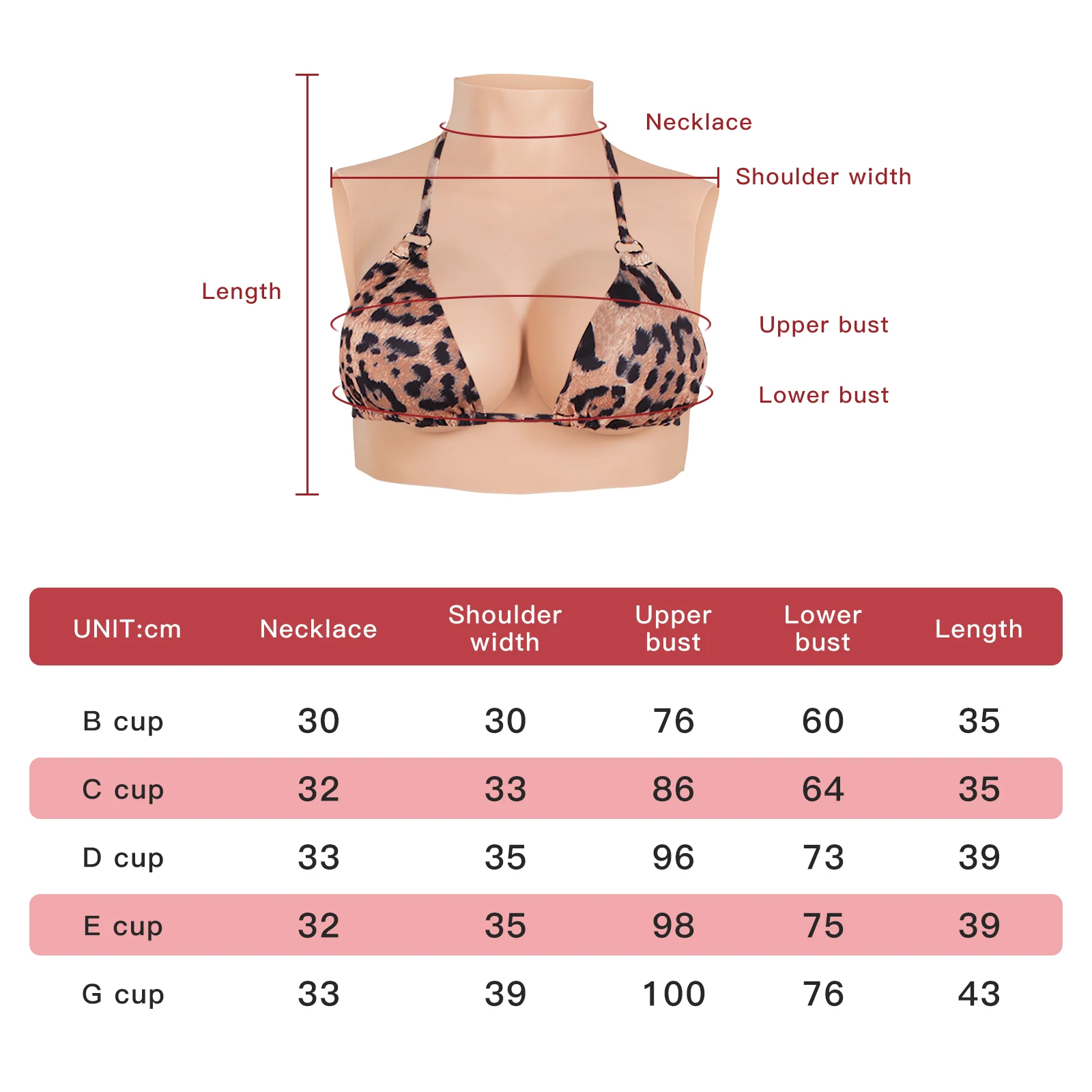 KUMIHO Sissy Fake Boobs Realistic Silicone Breast Forms Fake Chest Cosplay Drag Queen Men Crossdressing Transgender BCDEG Cup