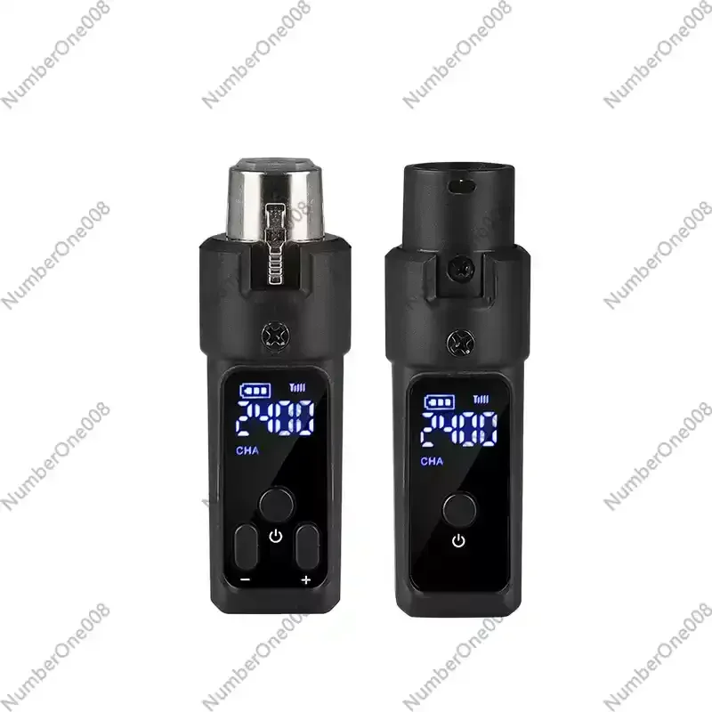 Wireless Microphone Converter XLR Transmitter Receiver System Dynamic Condenser Mic Universal