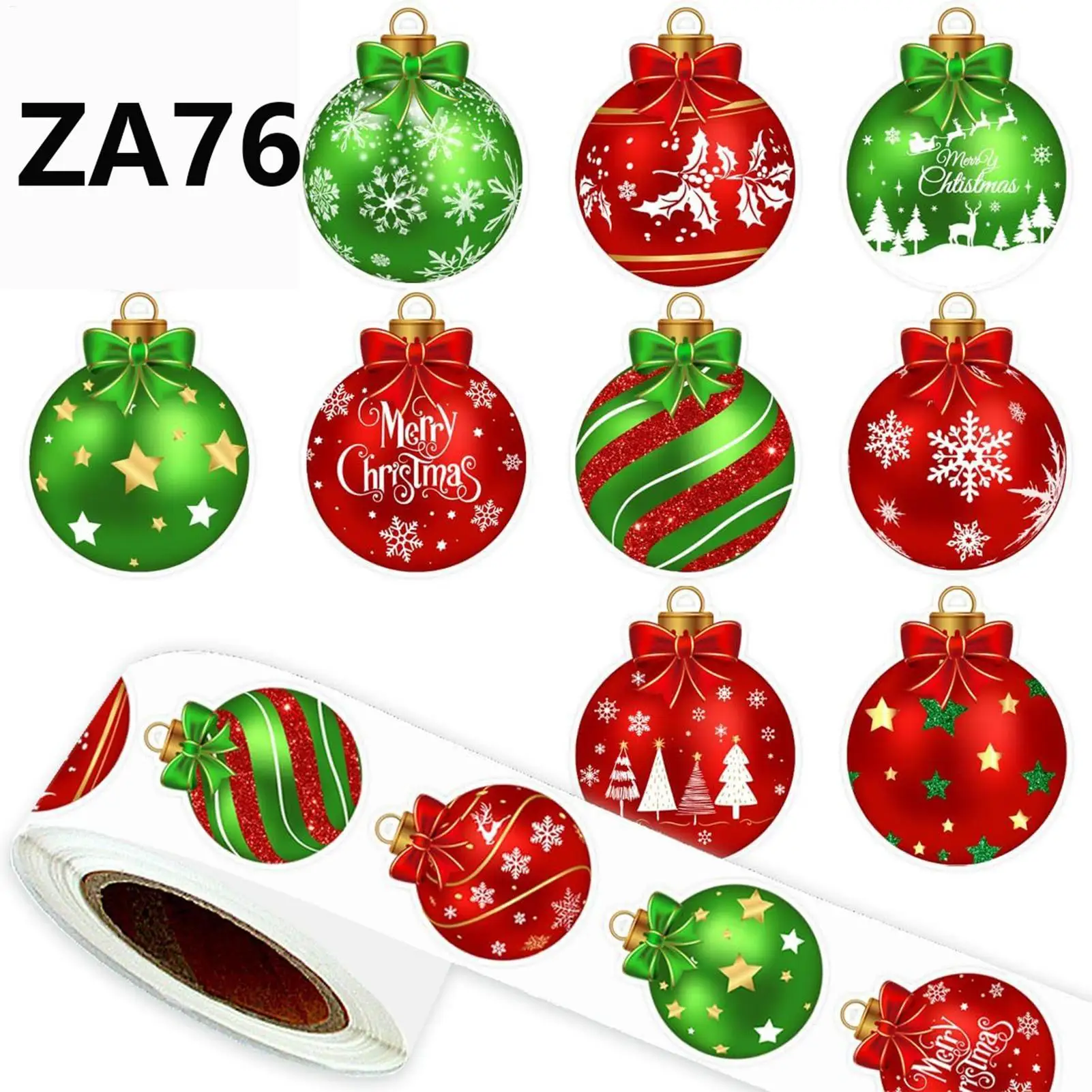 

Christmas Stickers For Crafts 500 Pieces Party Decorations Ball Holiday Stickers Christmas Decorations For Scrapbook Stationery