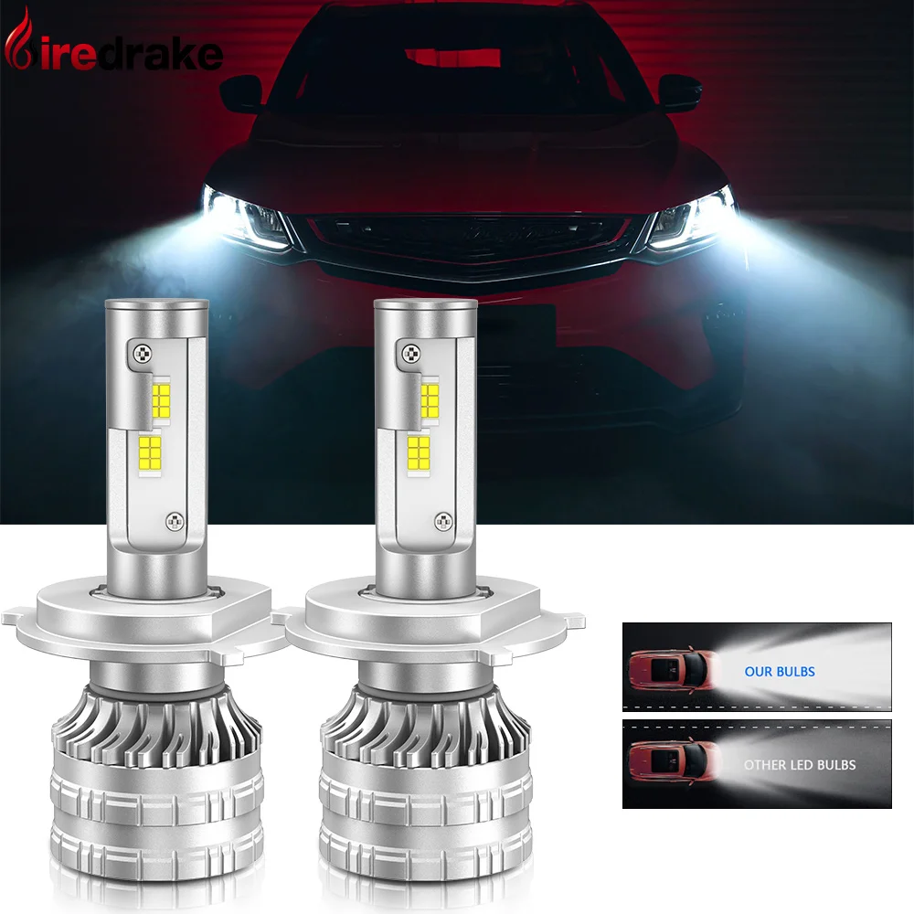 

H4 LED Headlight 200W High-power Headlamps Bulb 30000LM Canbus Headlights H1 H7 H11 9005 9006 Turbo 6000K Auto Fog Light 9-32V