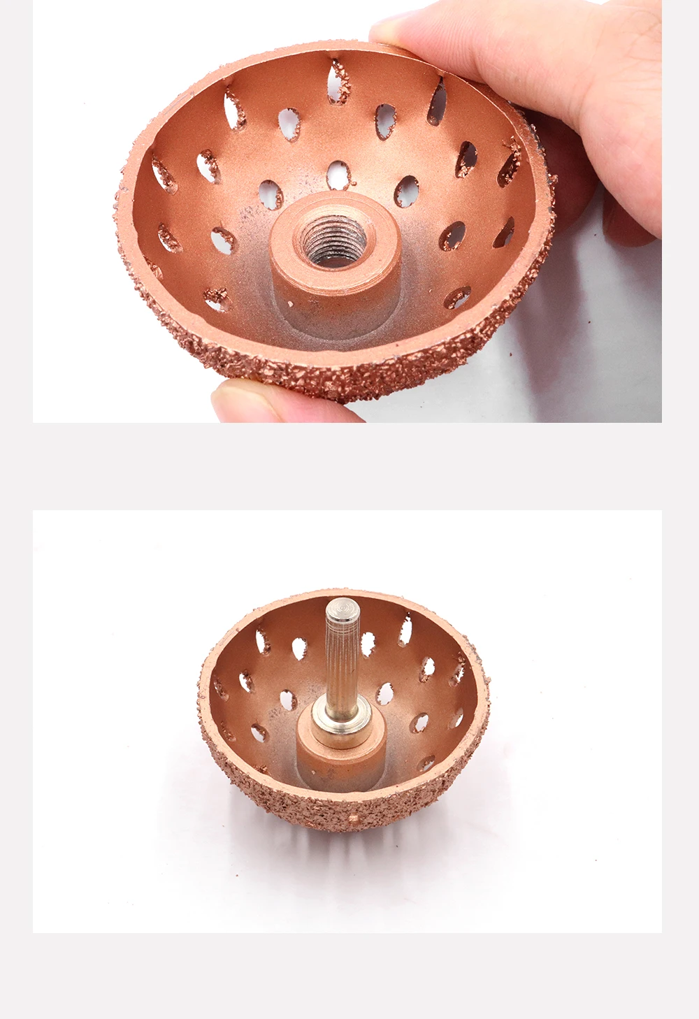 Reifenreparatur-Schleifscheibe Wolframstahl-Schleifscheibe 6x42mm 6x55mm Auto-Reifenpolierscheibe Gummi-PVC-Polierer – Detail 8