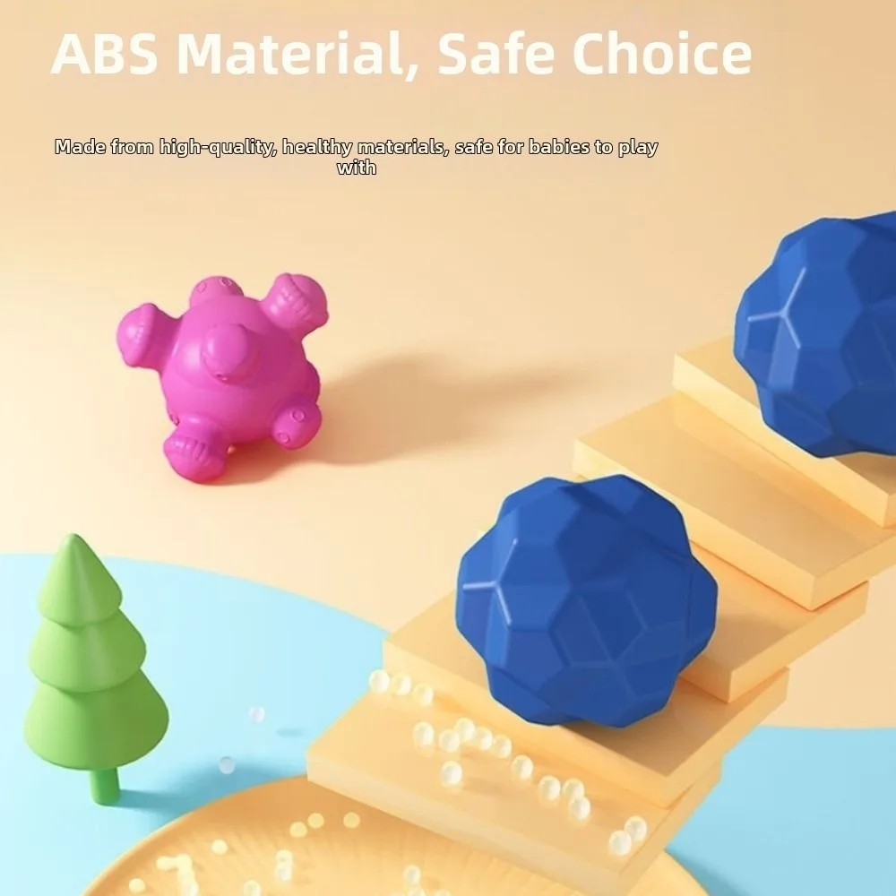 Shape & Sense Regenbogen-Bausteine, 6-in-1-Geometrie, Montessori-Spielzeug, Lernspielzeug für Kleinkinder, Farberkennung, Spielzeug für sensorische Entwicklung