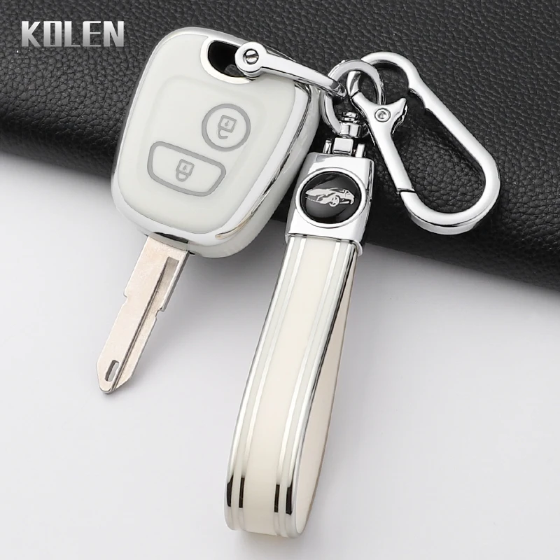 الفاخرة سيارة مفتاح بعيد غطاء قذيفة لبيجو 107 206 207 307 لسيتروين C1 C2 C3 C4 لتويوتا Aygo حامي المفاتيح