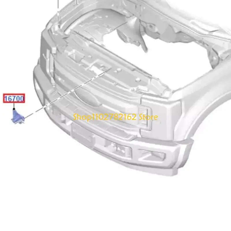 

547B Tamper Resistant High Strength Hood Latches Assembly With Fast Response For F250 F350 HC3Z16700F HC3Z16700E HC3Z16700B