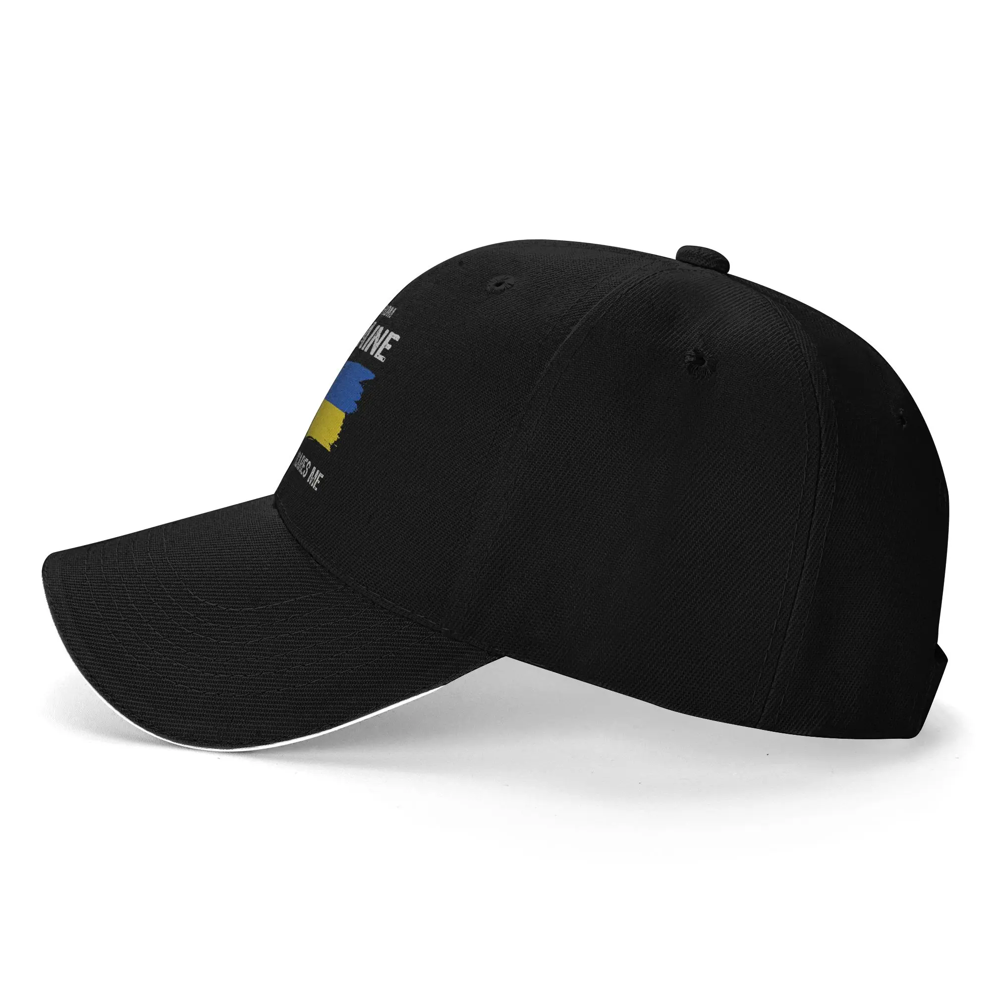 I Am From Ukraine Nothing Scares Me Casual Baseball Cap Summer  Trucker Hat Running Hippie Hip Hop Hats y2k Cool Baseball Caps