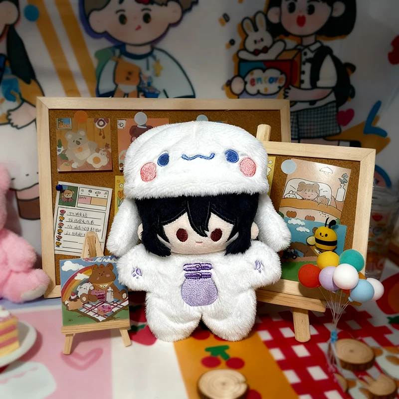 アニメ犬ゴゴリ・フィョードぬいぐるみキーホルダー人形ヒトデボディぬいぐるみ服付きぬいぐるみ綿フィギュアペンダントギフト10センチ