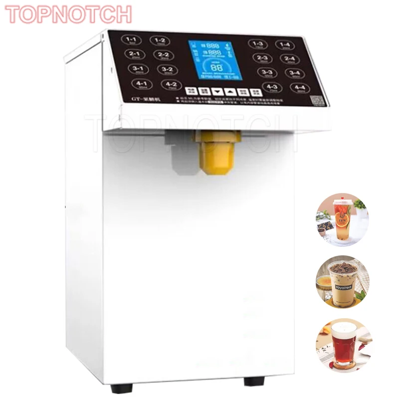 LCD Screen 8L Sugar Syrup Fructose Dispenser Machine Commercial Syrup Fructose Dispenser Machine For Sale