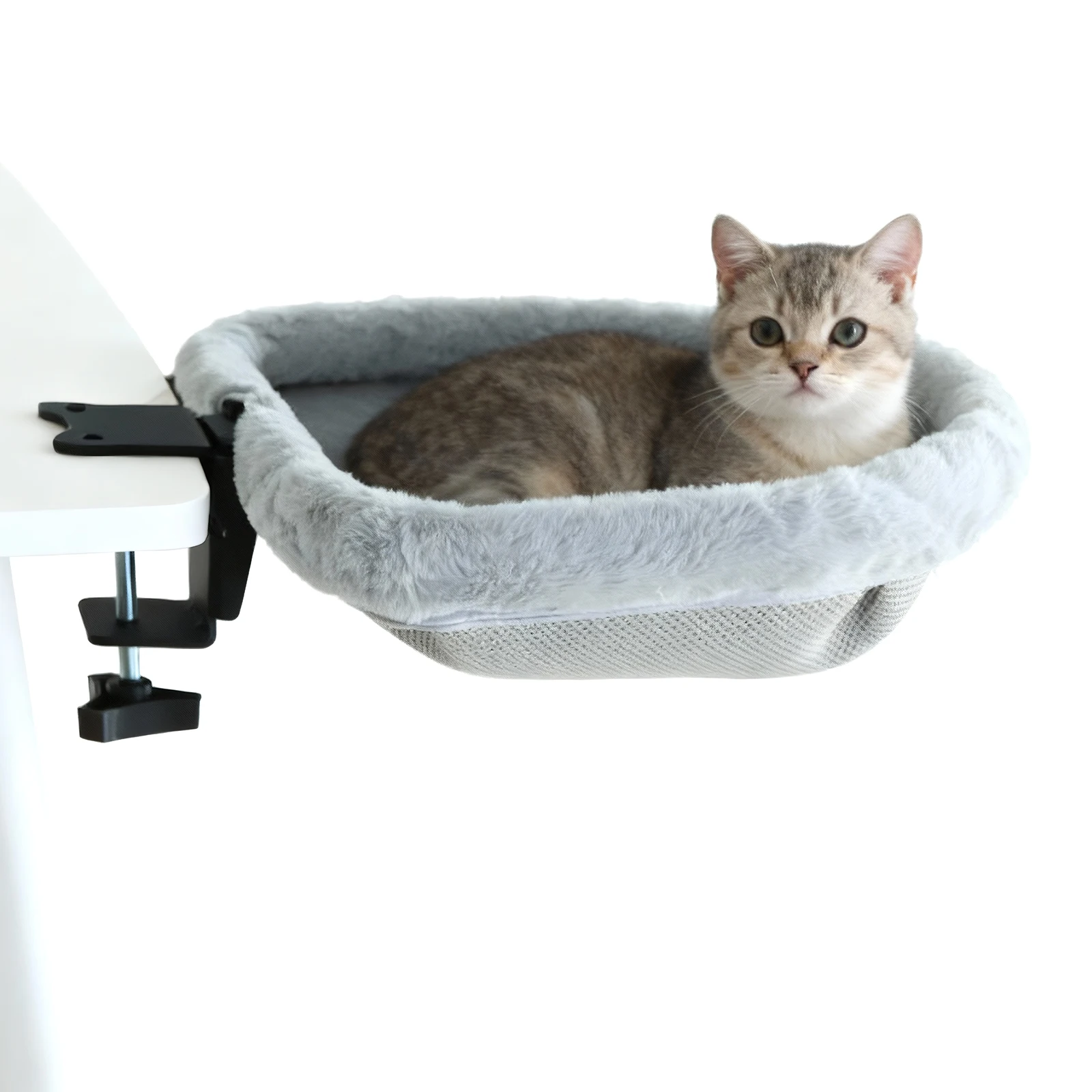 Kat Bureau Bed Opklapbaar Verzonken Ontwerp Ruimtebesparend Halfrond Kat Bureau Hangmat Zitstok Voor Thuiskantoor Binnenkatten