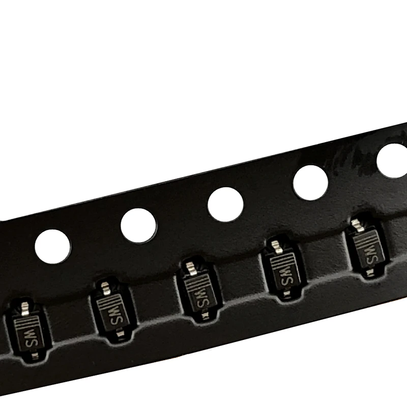 (100 قطعة) BZT52C36S SOD-323 (وضع علامة WS) صمام ثنائي مثبت بجهد 36 فولت